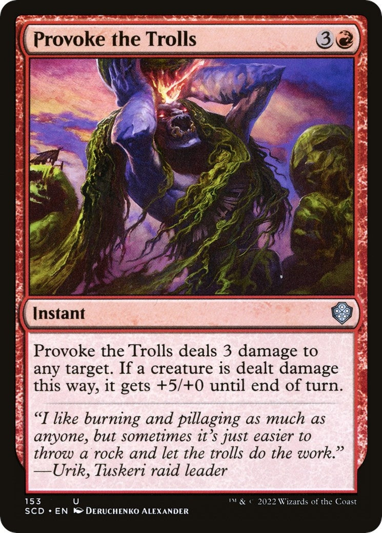 Image for Provoke the Trolls (Starter Commander Decks) (153) - Magic: The Gathering