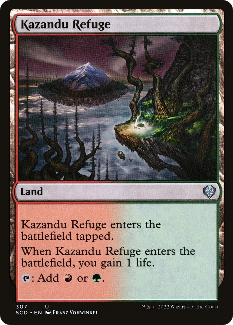 Image for Kazandu Refuge (Starter Commander Decks) (307) - Magic: The Gathering