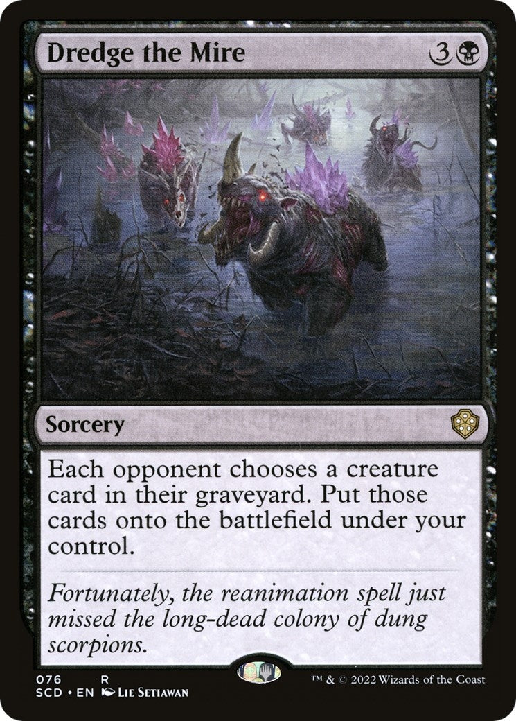 Image for Dredge the Mire (Starter Commander Decks) (76) - Magic: The Gathering