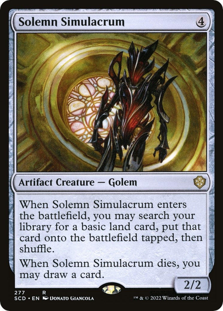 Image for Solemn Simulacrum (Starter Commander Decks) (277) - Magic: The Gathering