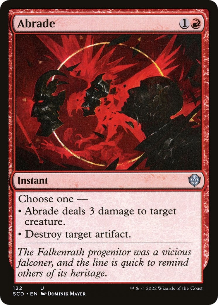 Image for Abrade (Starter Commander Decks) (122) - Magic: The Gathering