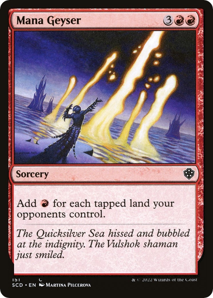 Image for Mana Geyser (Starter Commander Decks) (151) - Magic: The Gathering