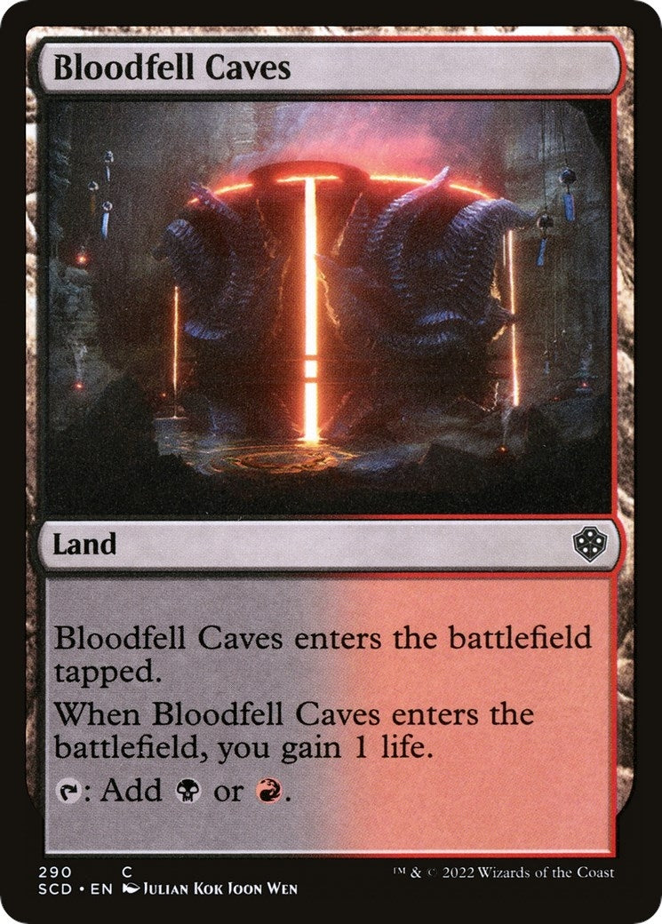 Image for Bloodfell Caves (Starter Commander Decks) (290) - Magic: The Gathering