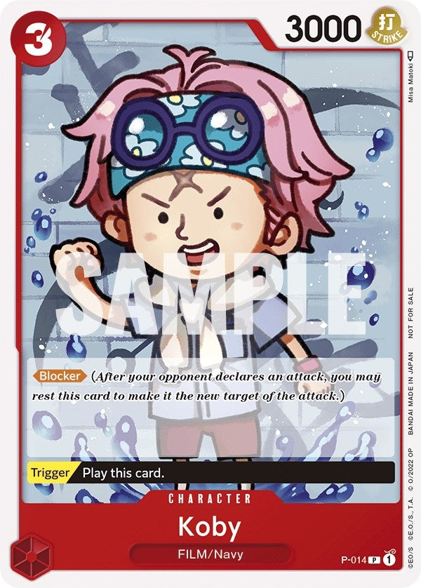 Image for Koby (One Piece Film Red) (One Piece Promotion Cards) (P-014) - One Piece Card Game