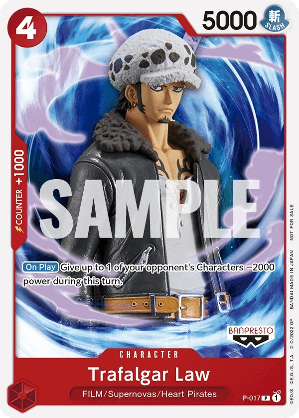 Image for Trafalgar Law (One Piece Film Red) (One Piece Promotion Cards) (P-017) - One Piece Card Game