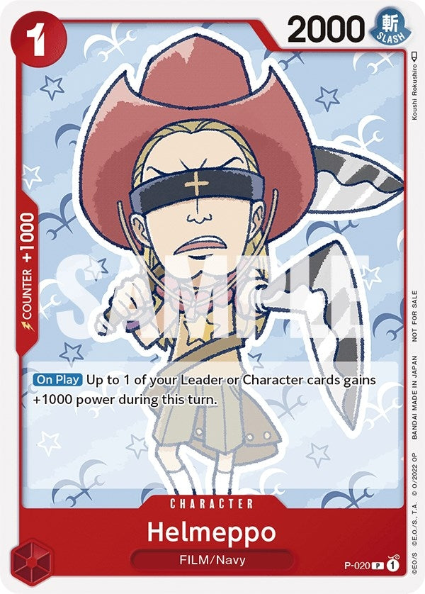 Image for Helmeppo (One Piece Film Red) (One Piece Promotion Cards) (P-020) - One Piece Card Game