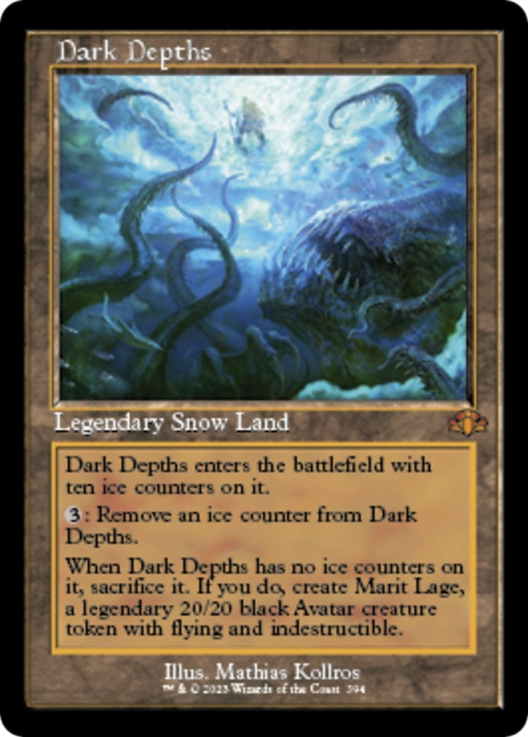 Image for Dark Depths (Retro Frame) (Dominaria Remastered) (394) - Magic: The Gathering