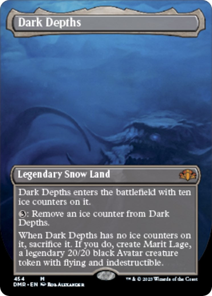 Image for Dark Depths (Borderless) (Dominaria Remastered) (454) - Magic: The Gathering