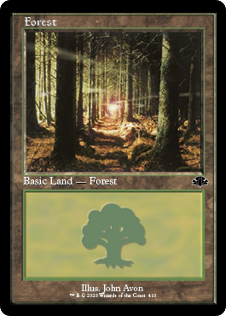 Image for Forest (410) (Retro Frame) (Dominaria Remastered) (410) - Magic: The Gathering