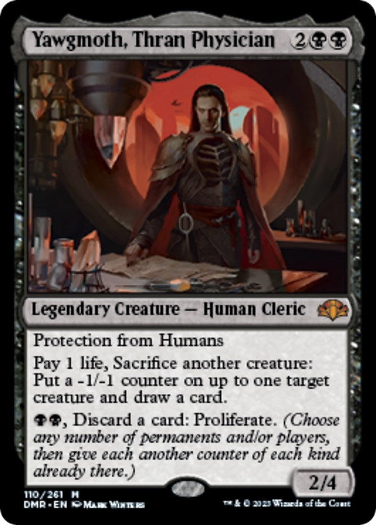 Image for Yawgmoth, Thran Physician (Dominaria Remastered) (110) - Magic: The Gathering