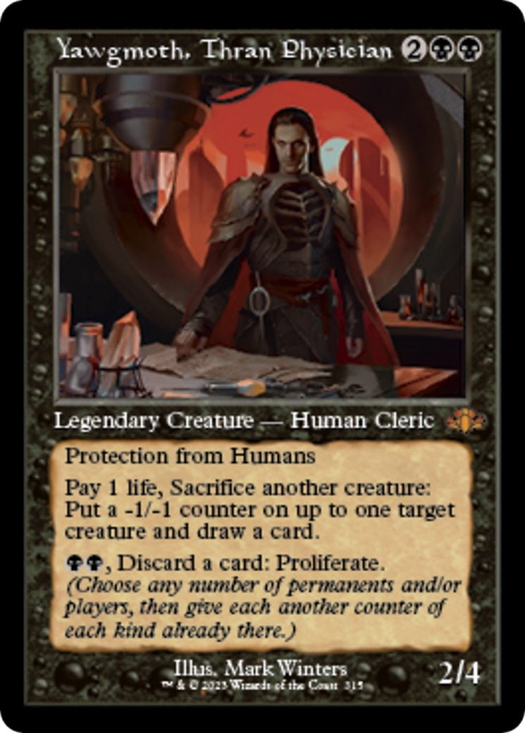 Image for Yawgmoth, Thran Physician (Retro Frame) (Dominaria Remastered) (315) - Magic: The Gathering