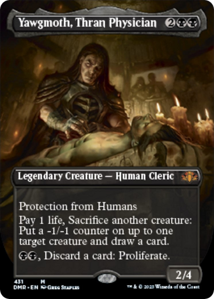 Image for Yawgmoth, Thran Physician (Borderless) (Dominaria Remastered) (431) - Magic: The Gathering