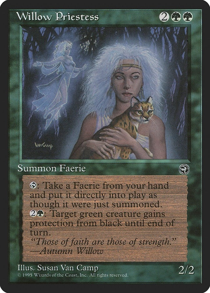 Image for Willow Priestess (Homelands) - Magic: The Gathering