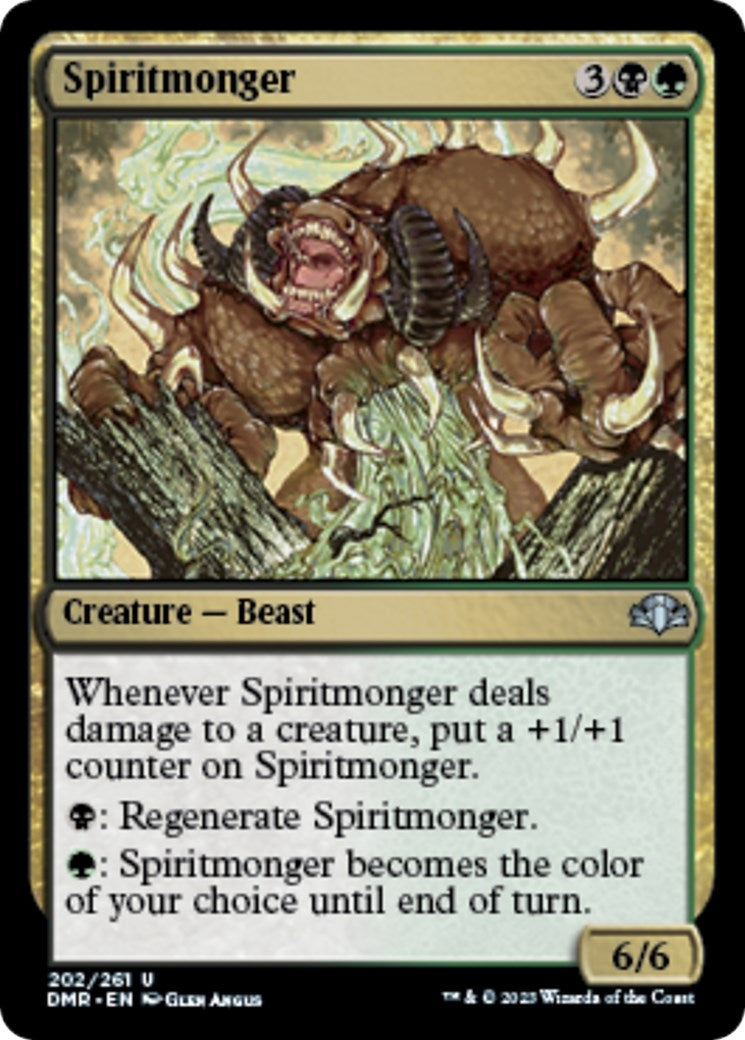 Image for Spiritmonger (Dominaria Remastered) (202) - Magic: The Gathering