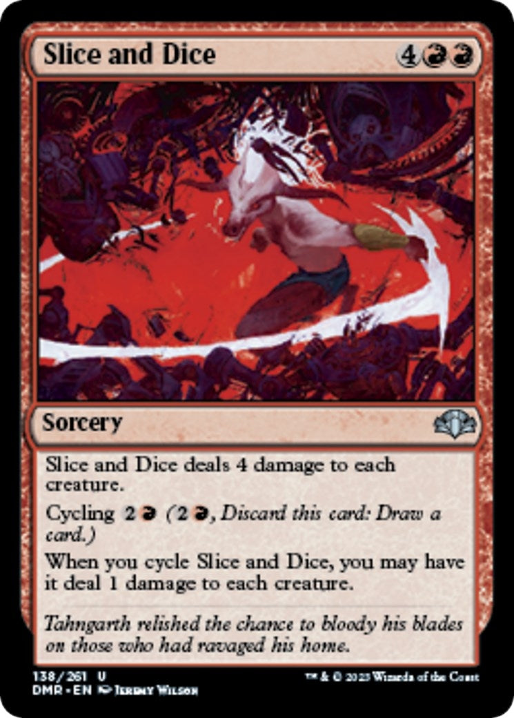 Image for Slice and Dice (Dominaria Remastered) (138) - Magic: The Gathering