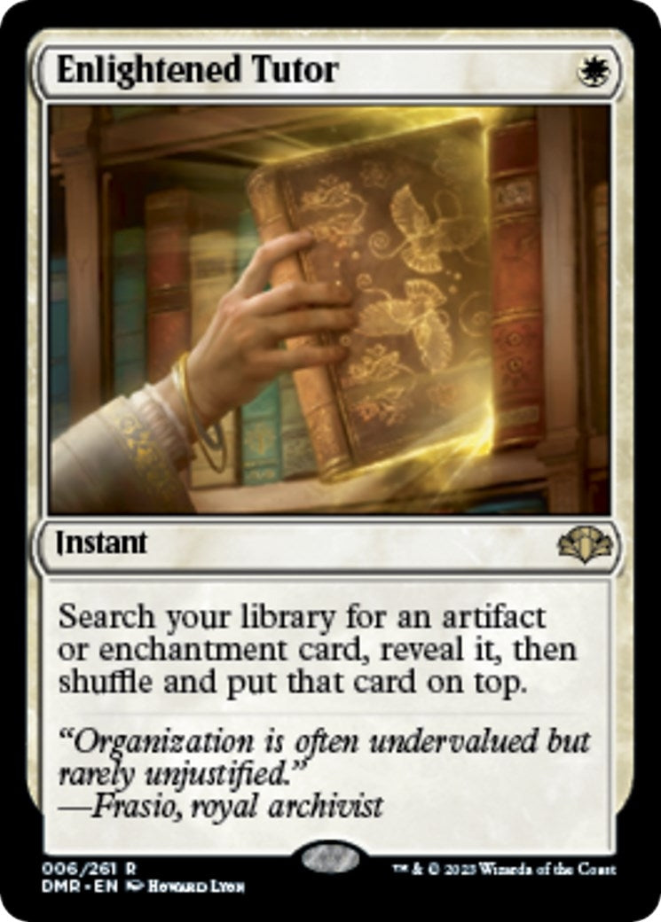 Image for Enlightened Tutor (Dominaria Remastered) (6) - Magic: The Gathering