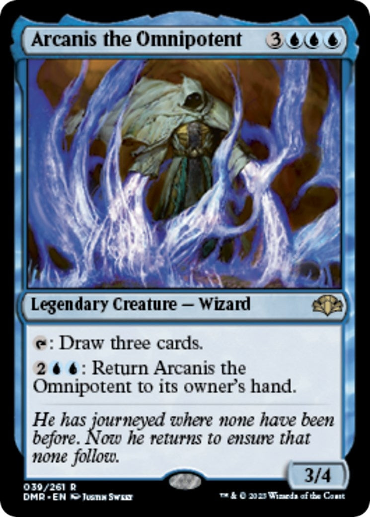 Image for Arcanis the Omnipotent (Dominaria Remastered) (39) - Magic: The Gathering