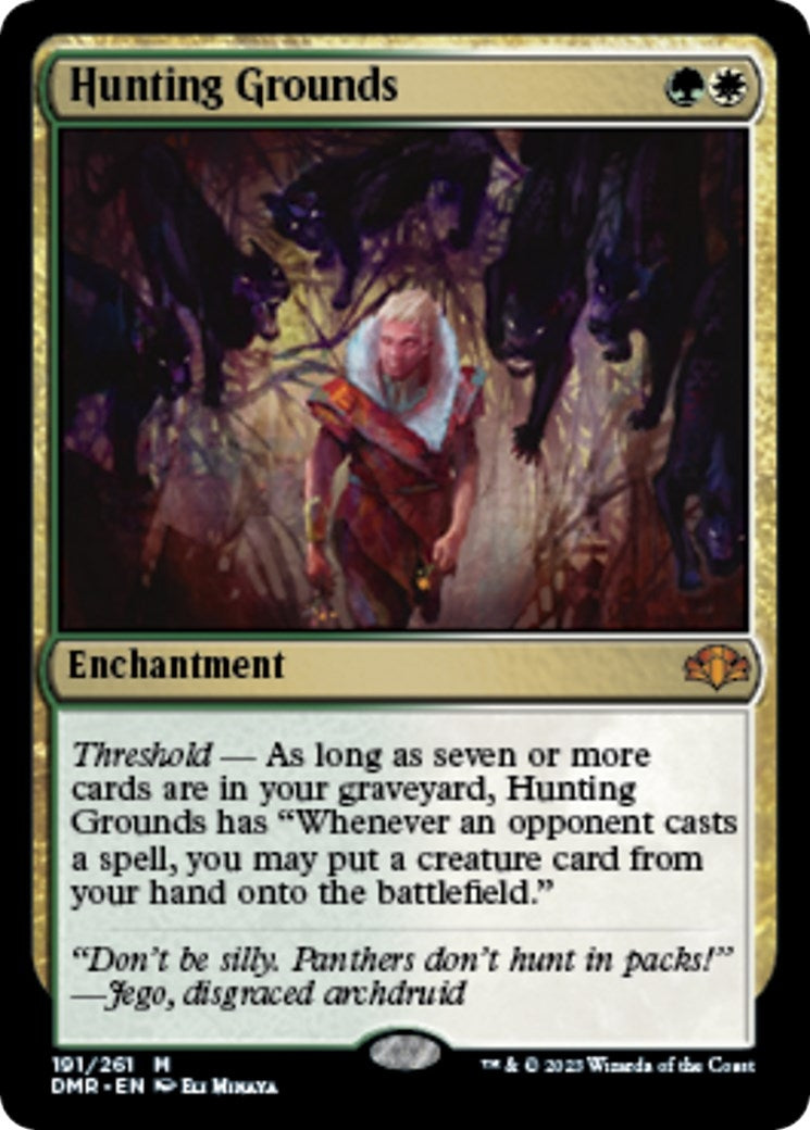 Image for Hunting Grounds (Dominaria Remastered) (191) - Magic: The Gathering