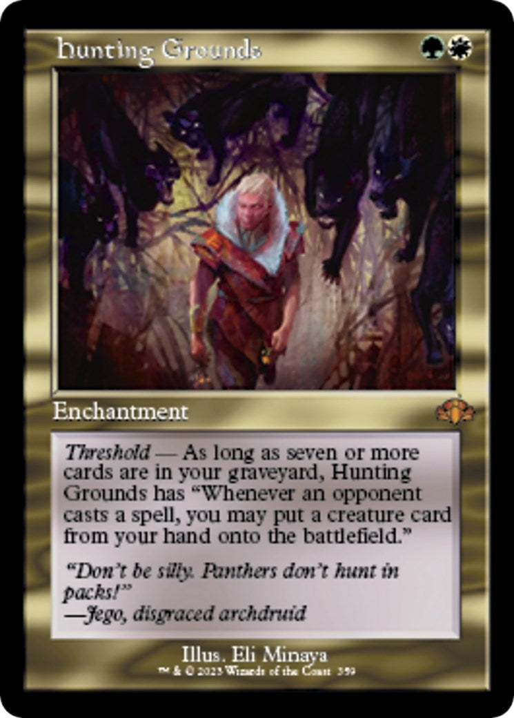 Image for Hunting Grounds (Retro Frame) (Dominaria Remastered) (359) - Magic: The Gathering
