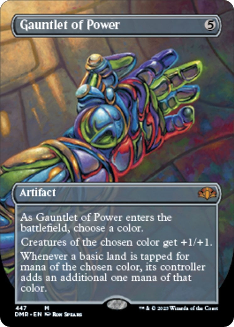 Image for Gauntlet of Power (Borderless) (Dominaria Remastered) (447) - Magic: The Gathering