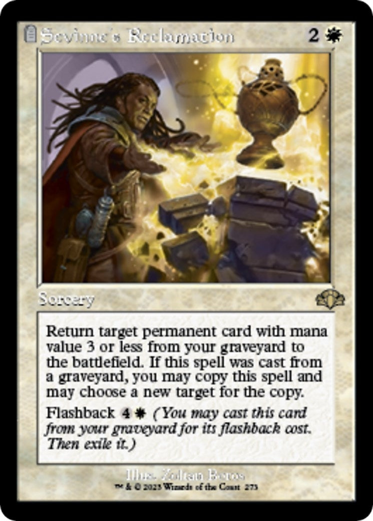 Image for Sevinne's Reclamation (Retro Frame) (Dominaria Remastered) (273) - Magic: The Gathering