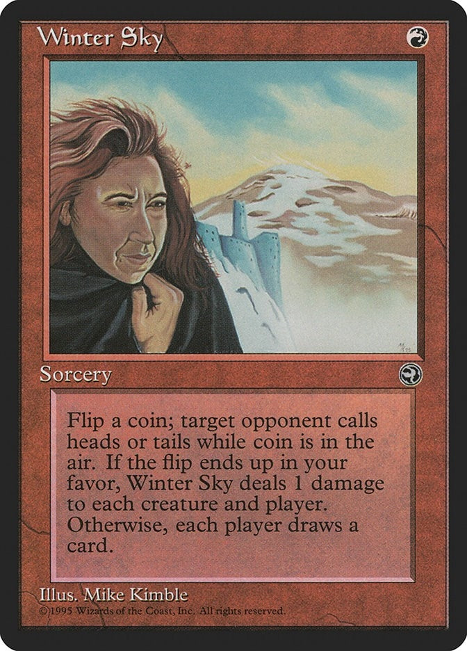 Image for Winter Sky (Homelands) - Magic: The Gathering