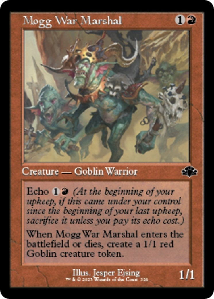 Image for Mogg War Marshal (Retro Frame) (Dominaria Remastered) (326) - Magic: The Gathering
