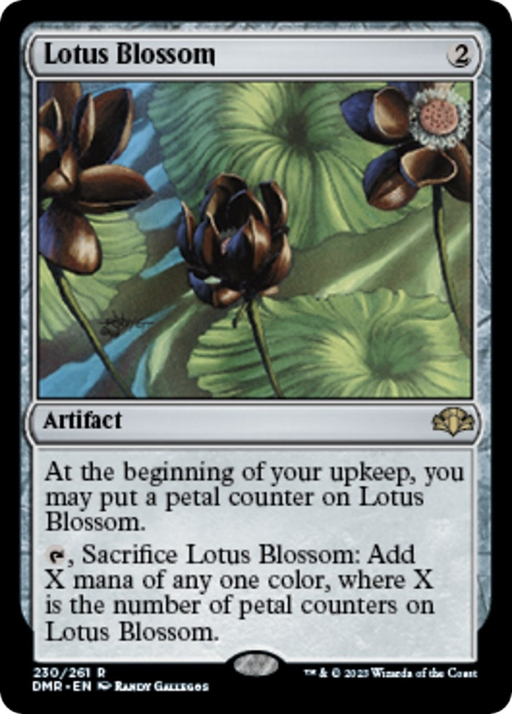 Image for Lotus Blossom (Dominaria Remastered) (230) - Magic: The Gathering
