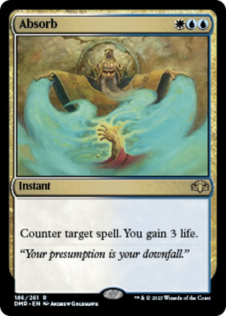 Image for Absorb (Dominaria Remastered) (186) - Magic: The Gathering