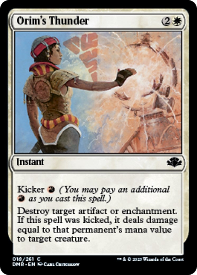 Image for Orim's Thunder (Dominaria Remastered) (18) - Magic: The Gathering