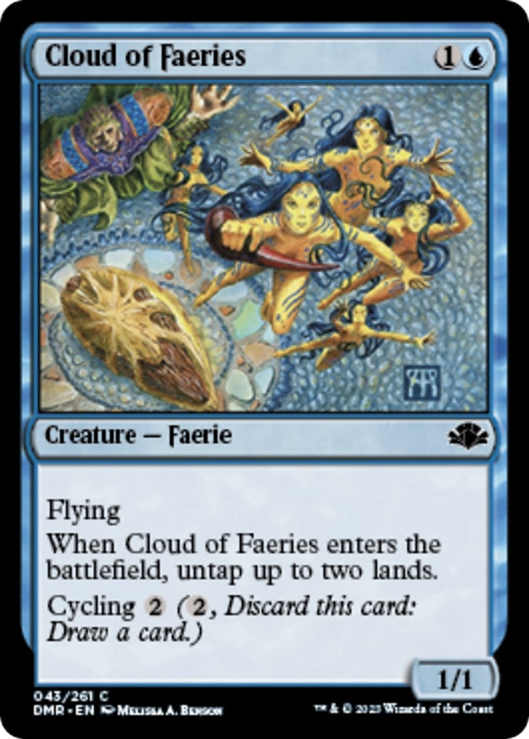 Image for Cloud of Faeries (Dominaria Remastered) (43) - Magic: The Gathering