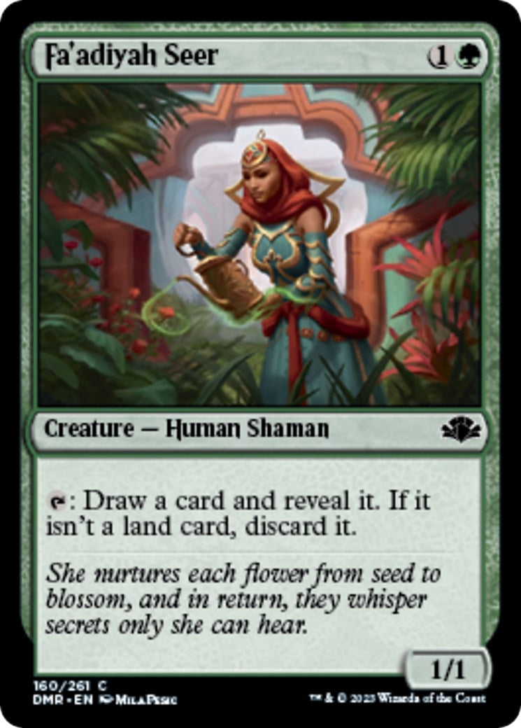 Image for Fa'adiyah Seer (Dominaria Remastered) (160) - Magic: The Gathering