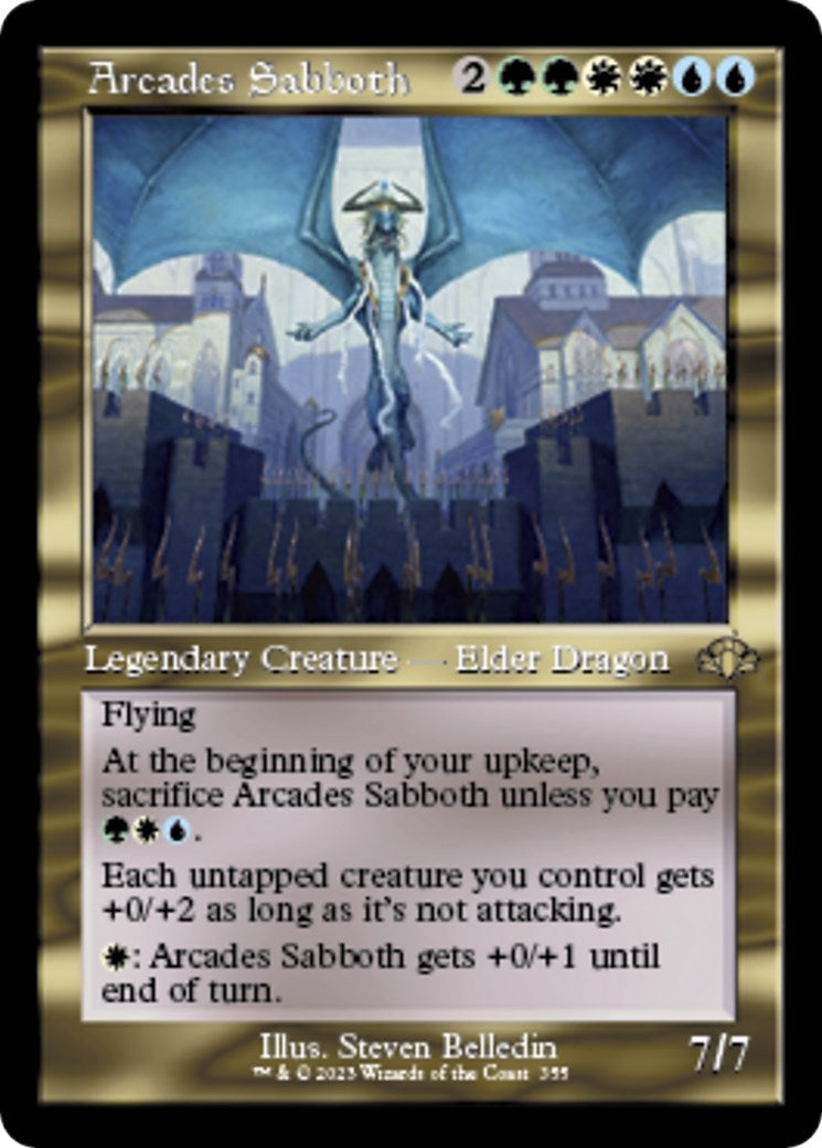 Image for Arcades Sabboth (Retro Frame) (Dominaria Remastered) (355) - Magic: The Gathering