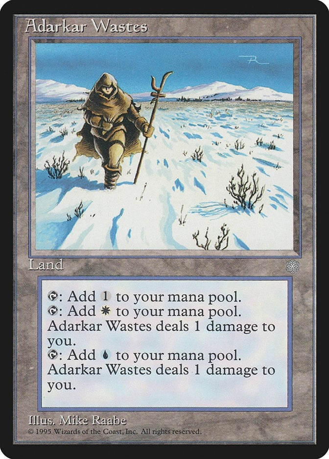 Image for Adarkar Wastes (Ice Age) (326) - Magic: The Gathering