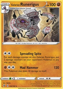 Galarian Runerigus - Rebel Clash (Rare) [RCL-102]