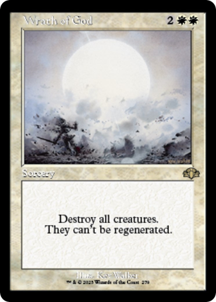Image for Wrath of God (Retro Frame) (Dominaria Remastered) (279) - Magic: The Gathering