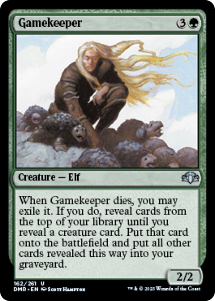 Image for Gamekeeper (Dominaria Remastered) (162) - Magic: The Gathering