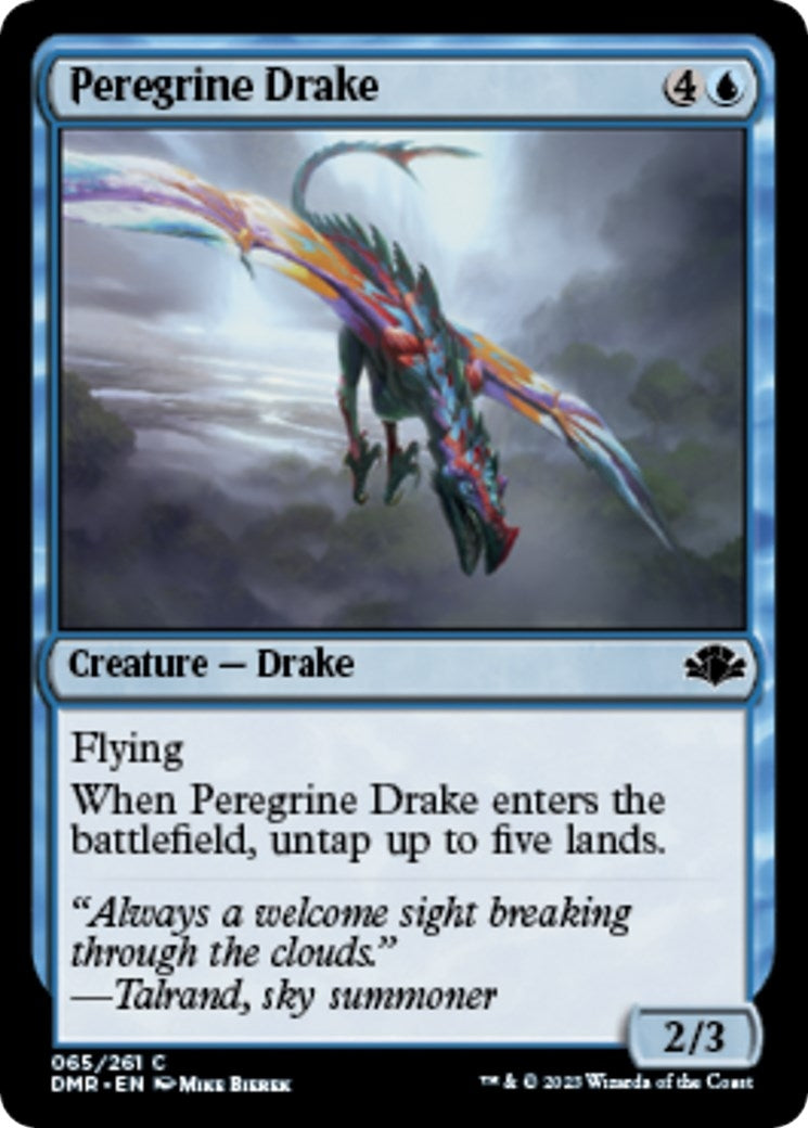 Image for Peregrine Drake (Dominaria Remastered) (65) - Magic: The Gathering