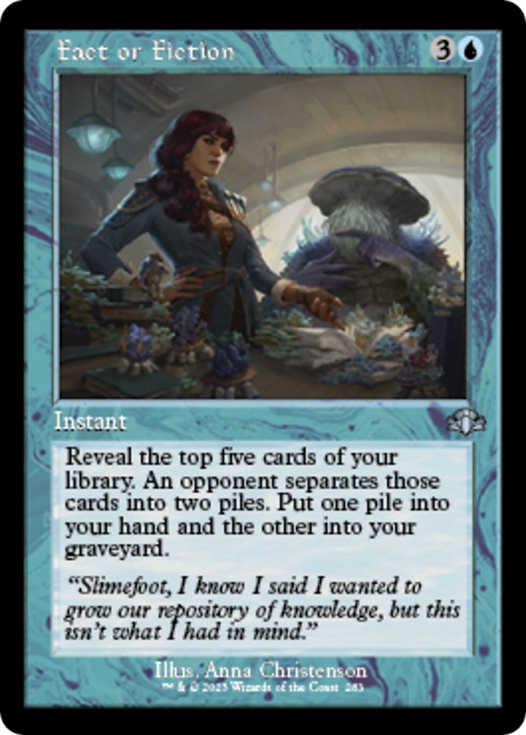 Image for Fact or Fiction (Retro Frame) (Dominaria Remastered) (283) - Magic: The Gathering