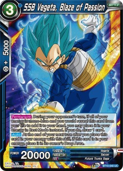 SSB Vegeta, Blaze of Passion - Rise of the Unison Warrior (Uncommon) [BT10-040]