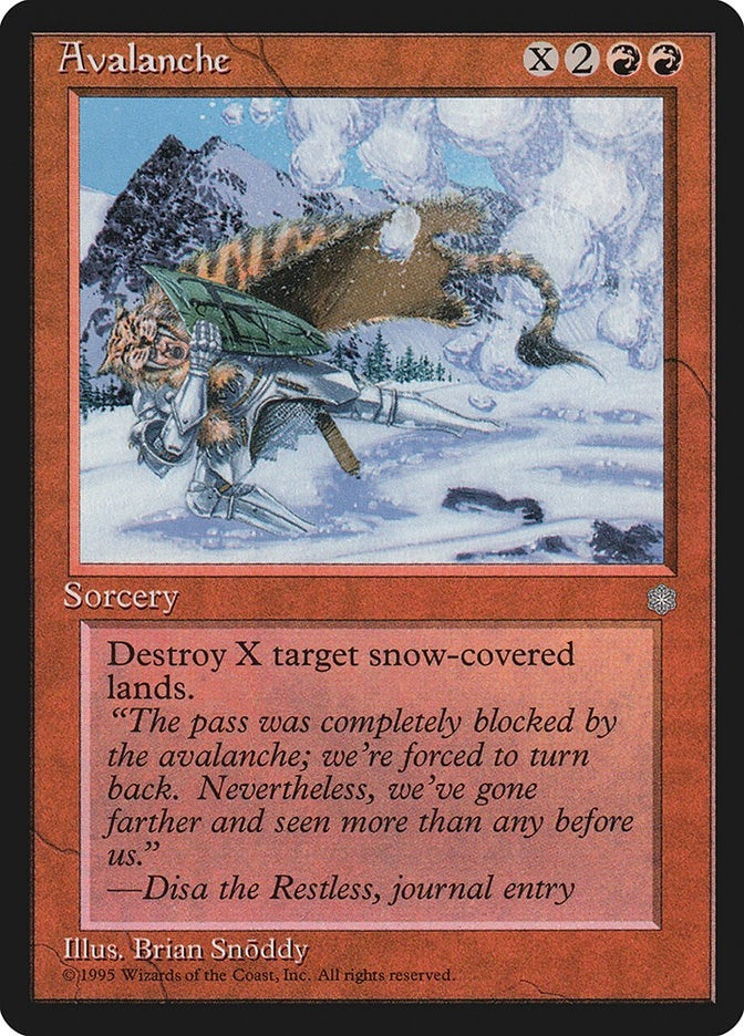 Image for Avalanche (Ice Age) - Magic: The Gathering