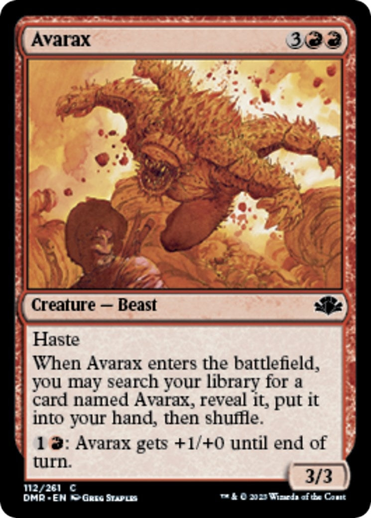 Image for Avarax (Dominaria Remastered) (112) - Magic: The Gathering