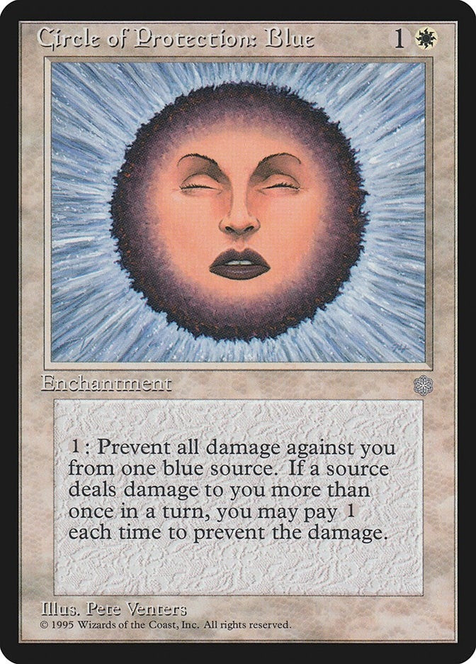Image for Circle of Protection: Blue (Ice Age) - Magic: The Gathering