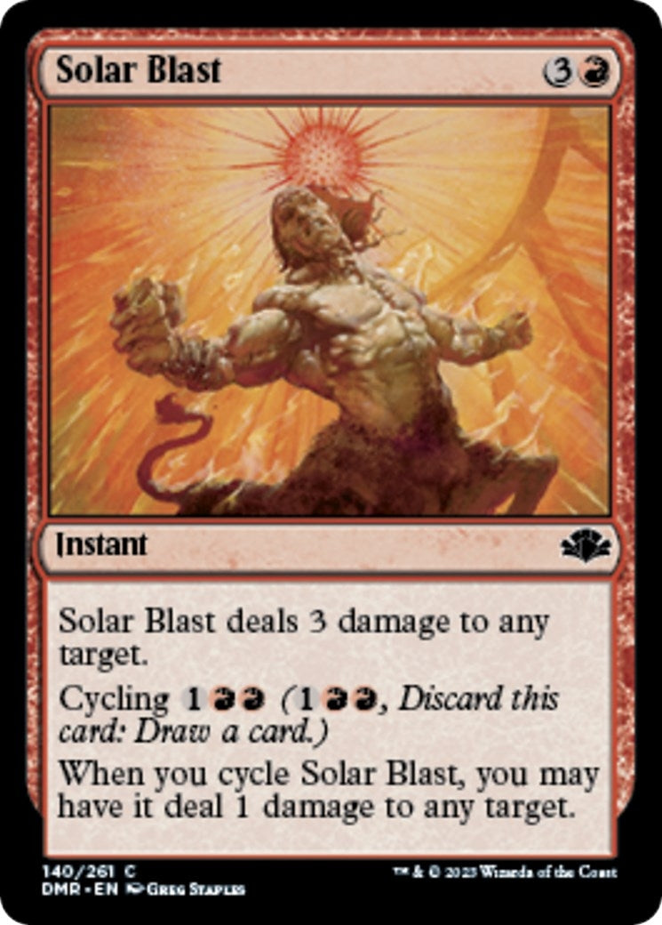 Image for Solar Blast (Dominaria Remastered) (140) - Magic: The Gathering
