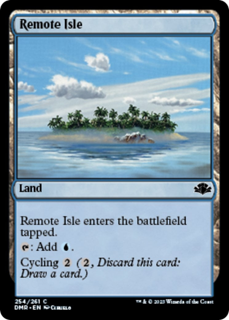 Image for Remote Isle (Dominaria Remastered) (254) - Magic: The Gathering