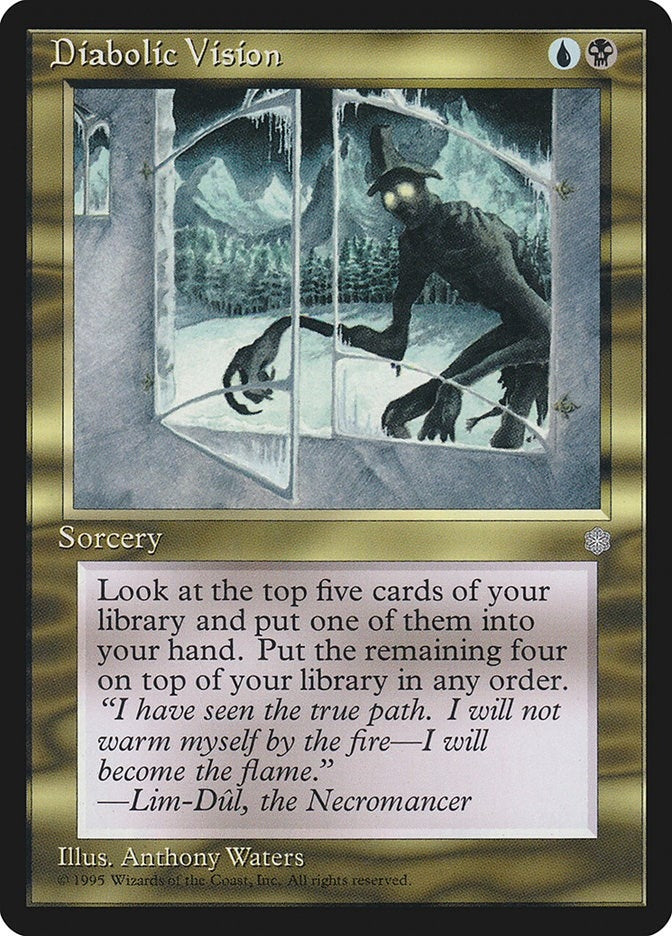 Image for Diabolic Vision (Ice Age) - Magic: The Gathering