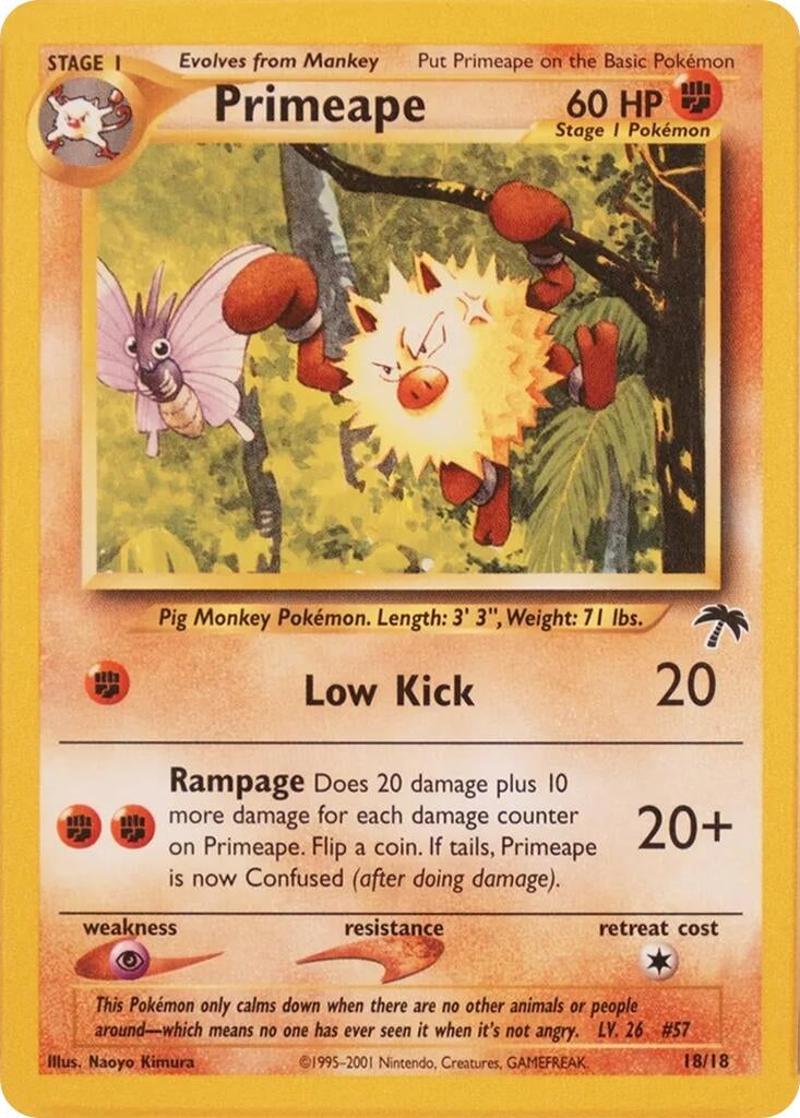 Image for Primeape (Southern Islands) (18/18) - Pokemon