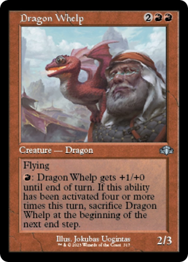 Image for Dragon Whelp (Retro Frame) (Dominaria Remastered) (317) - Magic: The Gathering