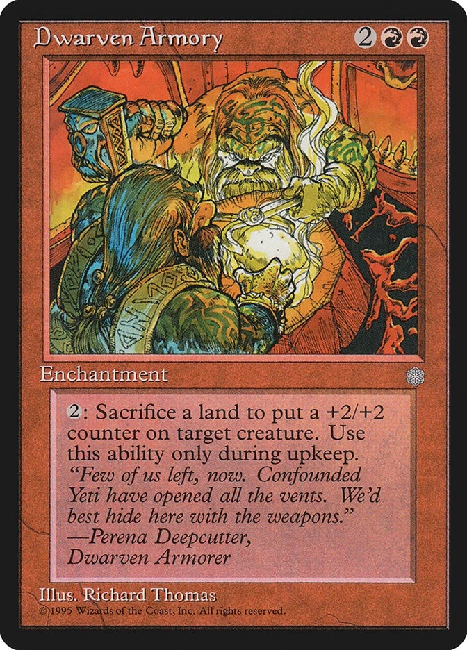 Image for Dwarven Armory (Ice Age) - Magic: The Gathering