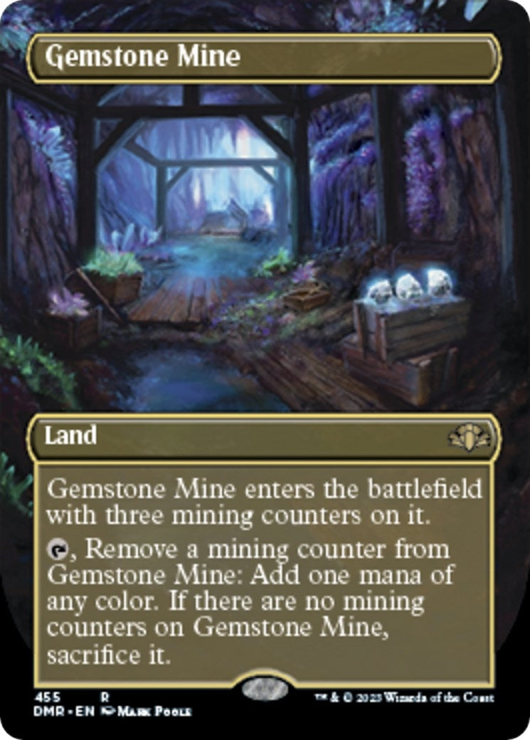 Image for Gemstone Mine (Borderless) (Dominaria Remastered) (455) - Magic: The Gathering